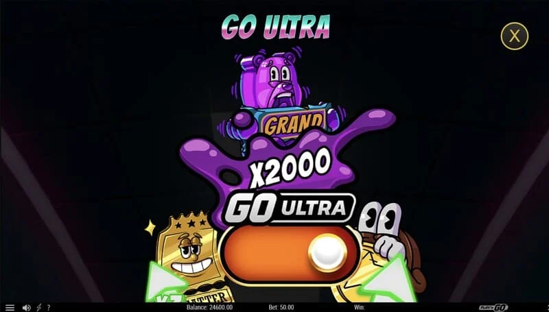 Treats of Terror II – režim GO Ultra aktivovaný v spodnom paneli